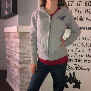 XS American Eagle Outfitters zip front hoodie